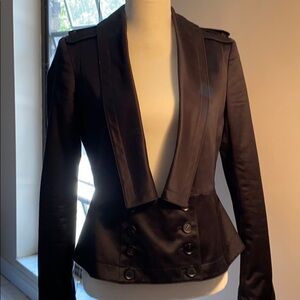Burberry cropped dress jacket. Sz44